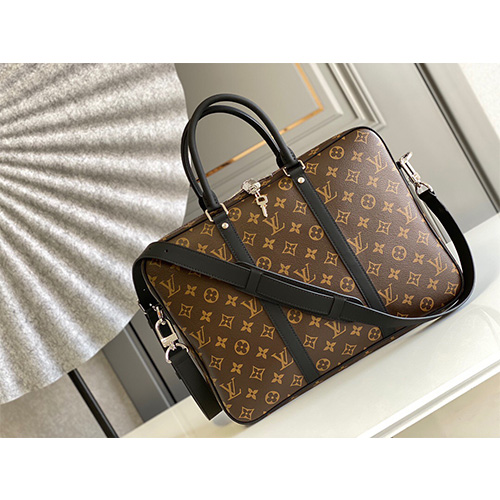 【ルイヴィトン LOUIS VUITTON】M52005 PORTE-DOCUMENTS VOYAGE ショルダー バック